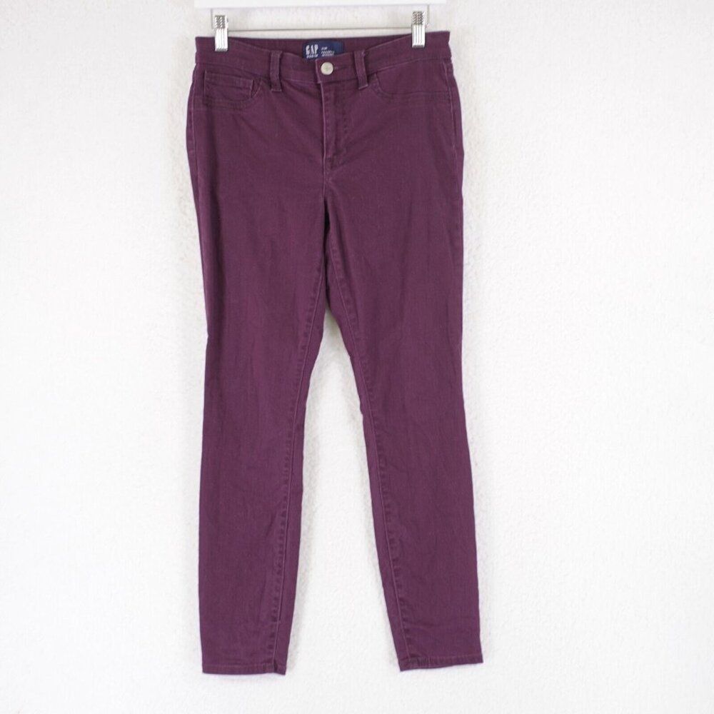Gap Denim Favorite Jegging Purple‎ 2/26 Jeans Mid Rise 29/27